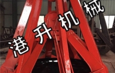 吊機抓鬥在散料運送上（shàng）的（de）應用